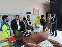 بازدید در راستای بررسی اقدامات انجام شده در شب چهارشنبه آخر سال